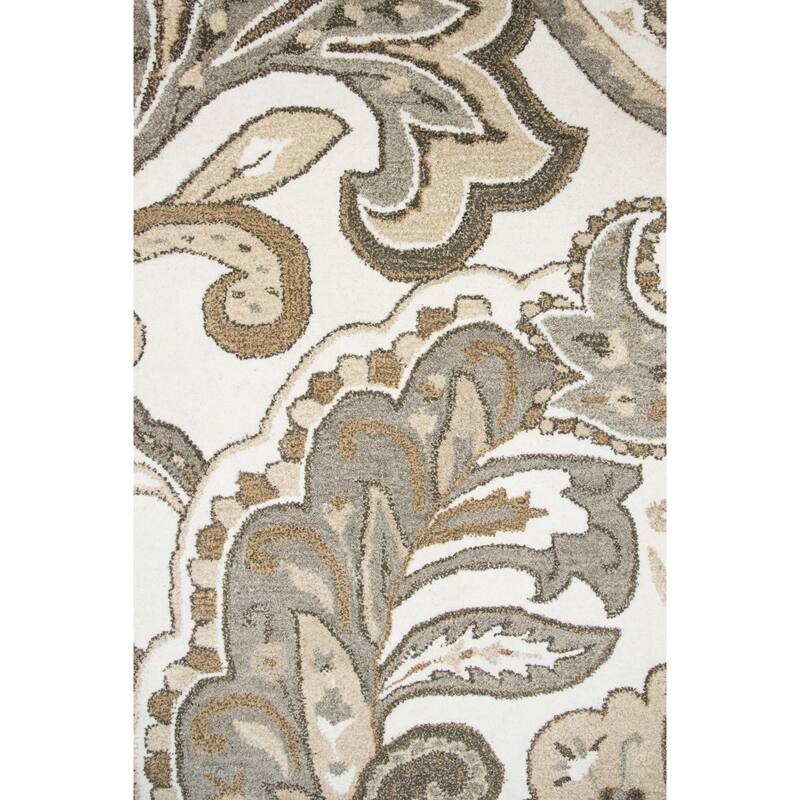 Alora Decor Makalu Collection Paisley Wool Rug