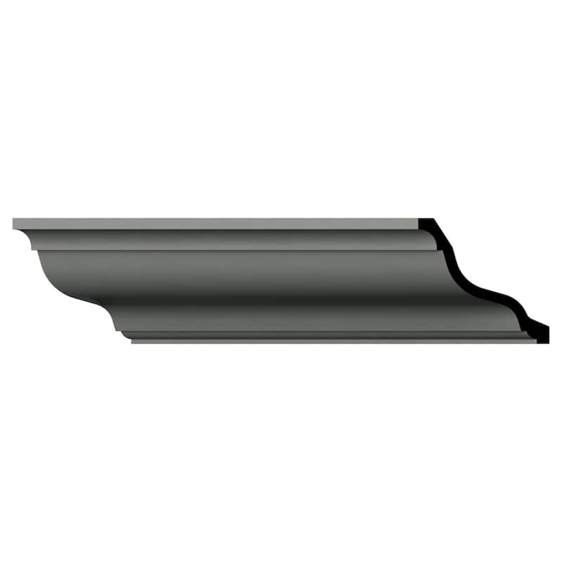 5 3/4"H x 6"P x 8 1/4"F x 96"L Nancy Crown Moulding - 1-Pack