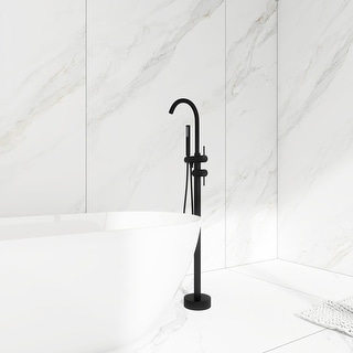 Freestanding Double Handle Clawfoot Tub Faucet - 8" x 47"