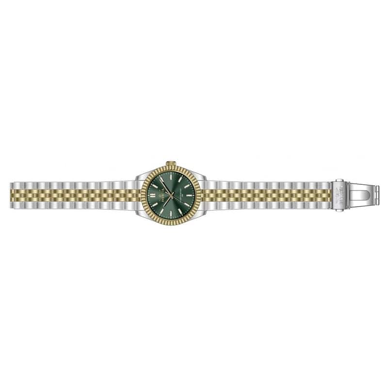Invicta Women's 47501 Specialty Quartz 3 Hand Green Dial Watch