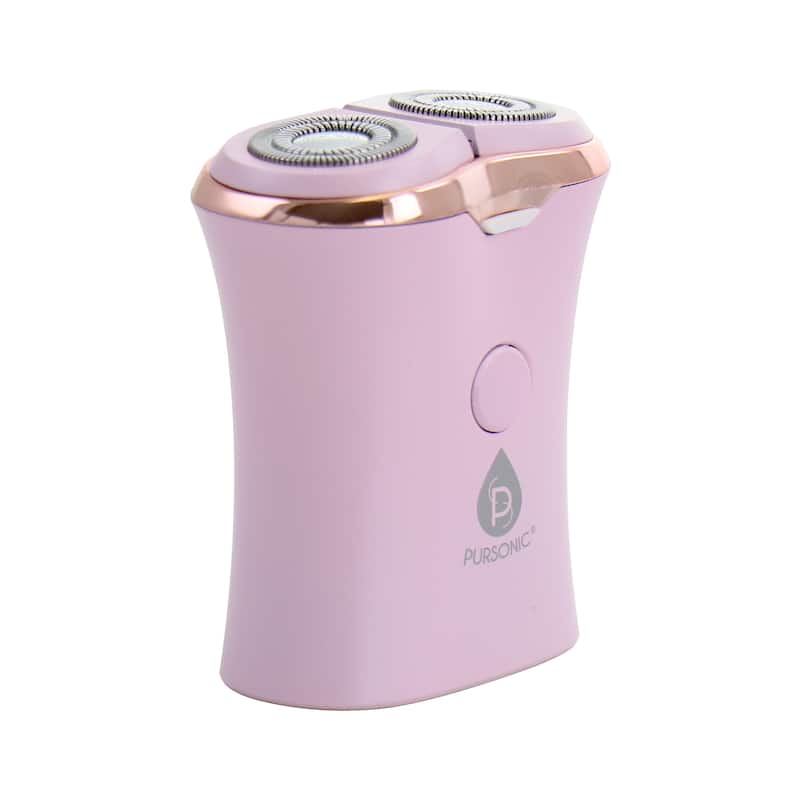 Pursonic LSUSBR360PK USB Rechargeable Compact Shaver in Pink