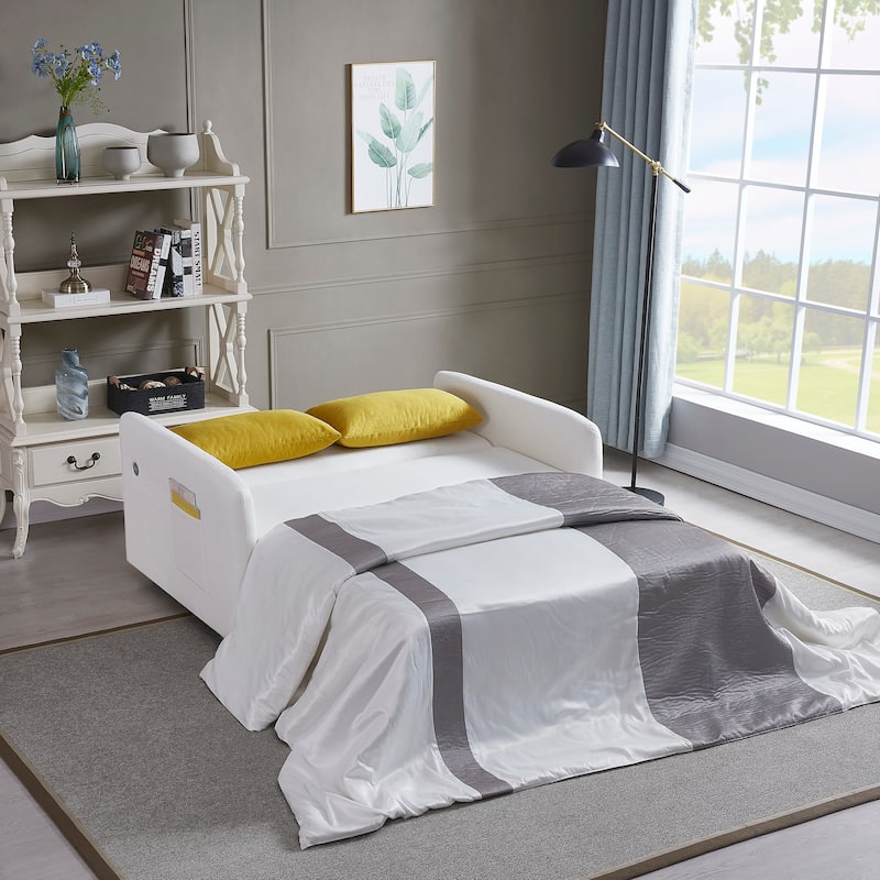 Twins Fabric Sofa Bed