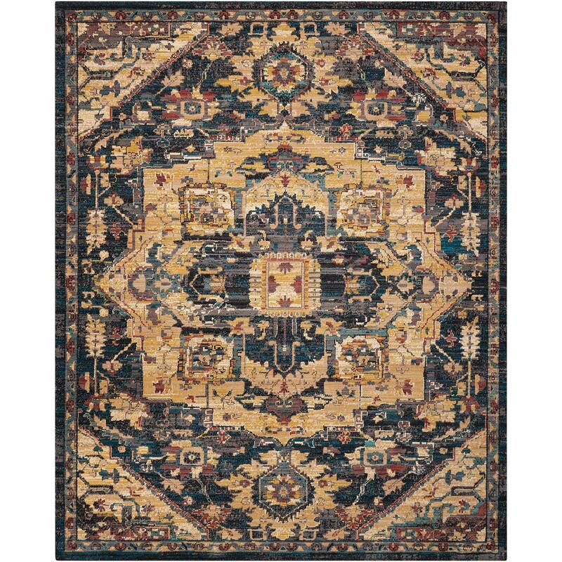 Nourison Nourison 2020 Bordered Area Rug - 8' x 10' 6" - Midnight - Rectangle