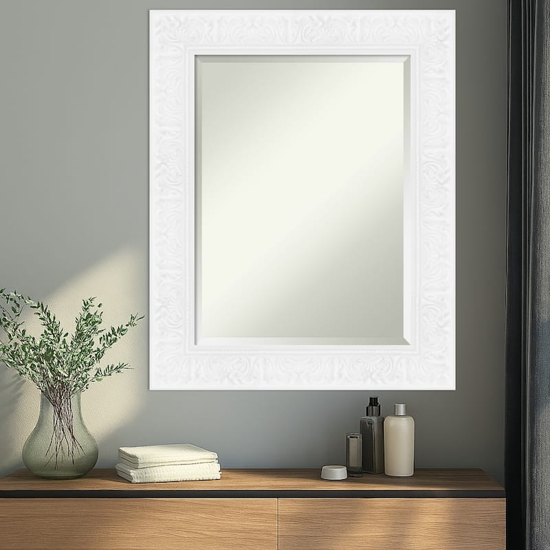 Luxe Beveled Framed Wall Mirror