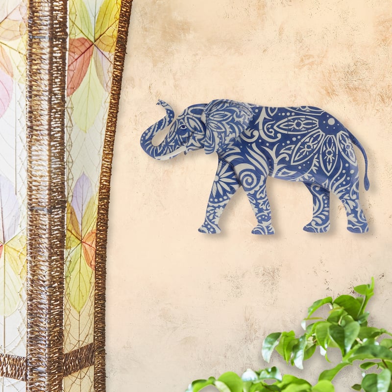 Capiz Elephant Wall Decor