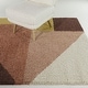 preview thumbnail 6 of 20, Balta Jordan Modern Color Block Shag Area Rug 2'2" x 7' Runner - Burnt Orange