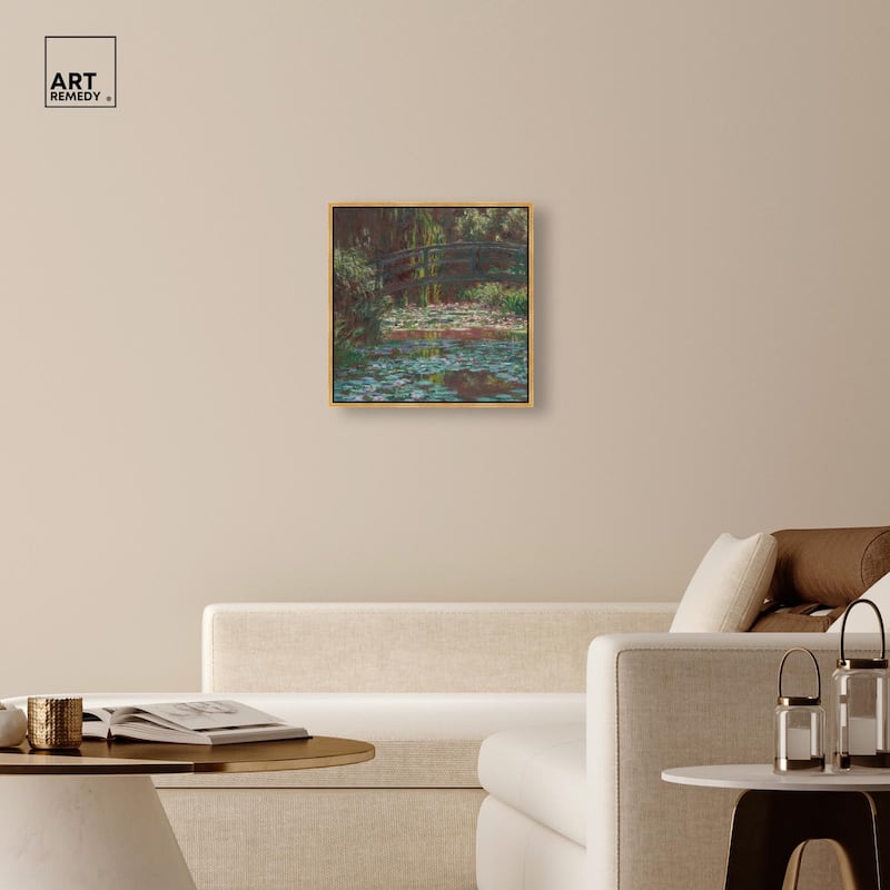 Water Lily Pond Canvas by Art Remedy