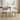 RENEWLINE Linen Upholstered Solid Wood Curved Back Dining Chair