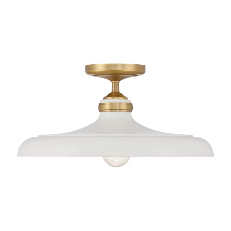 Minka Lavery 3936 Crowne 16" Wide Semi-Flush Ceiling Fixture