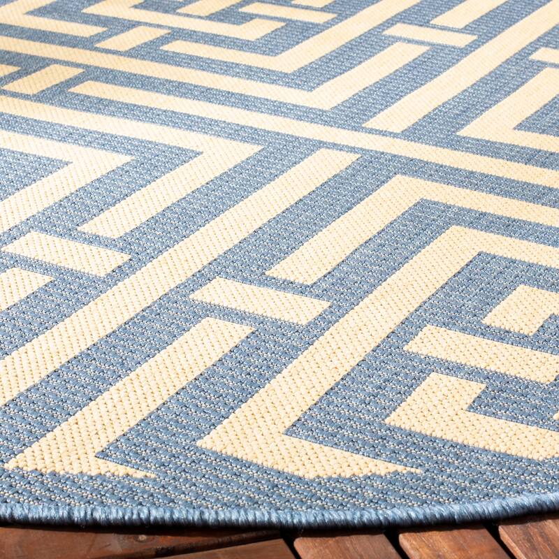 SAFAVIEH Courtyard Ginger Indoor/ Outdoor Waterproof Patio Backyard Rug
