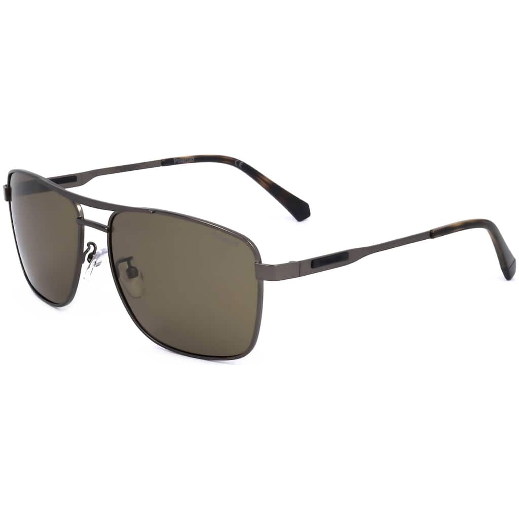 Polaroid Men's 59mm Matte Dark Ruthenium Sunglasses PLD2136-G-S-X-R80-59