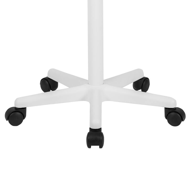 Sit to Stand Mobile Laptop Computer Desk - Portable Rolling Standing Desk