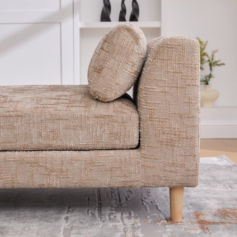 83.1" W Modern Upholstered Lounge Chair,Oversized Sofa Chair with Pillow and Armrests