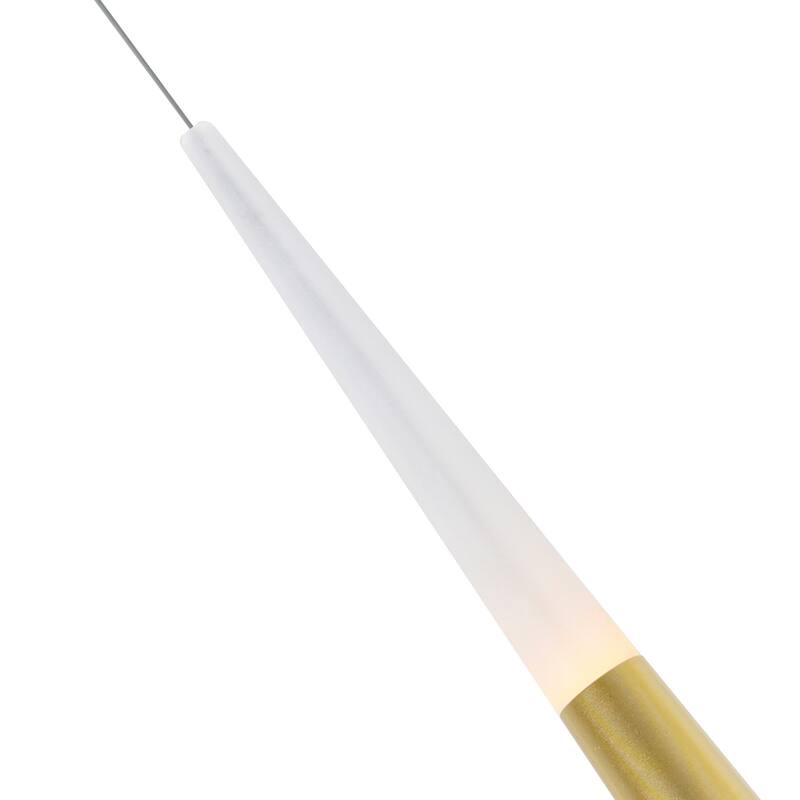 Andes LED Pool Table Light With Satin Gold Finish - Satin Gold
