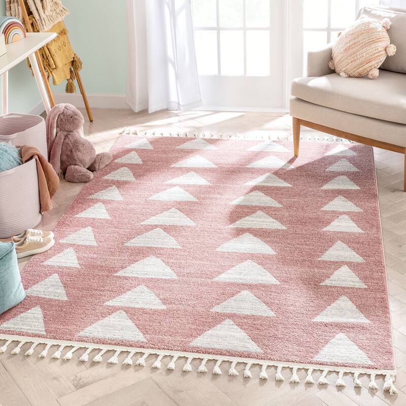 Well Woven Kennedy Triangles Modern Geometric Pattern Area Rug