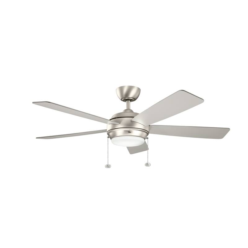 Kichler Lighting Starkk Collection 52-inch Brushed Nickel LED Ceiling Fan