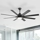 preview thumbnail 48 of 128, Sofucor 52/66/72/76/84Inch Large Ceiling Fan with Dimmable LED Light ,Remote&APP Control,8 Blades for Large Living Room,Porch