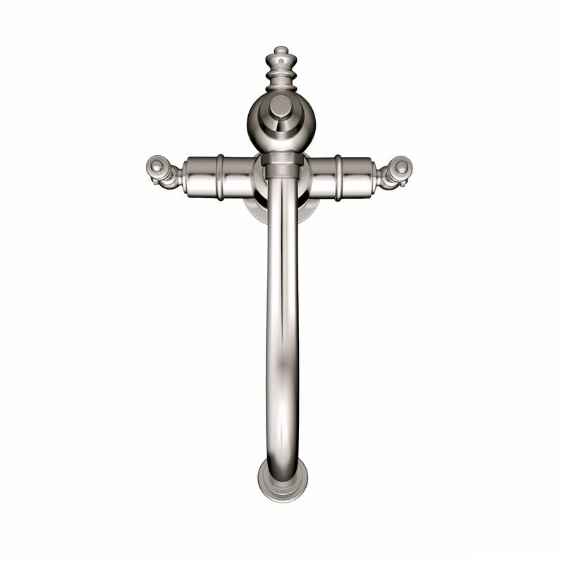 Whitehaus Collection Point of Use Instant Hot/Cold Water Drinking Faucet with Traditional Swivel Spout