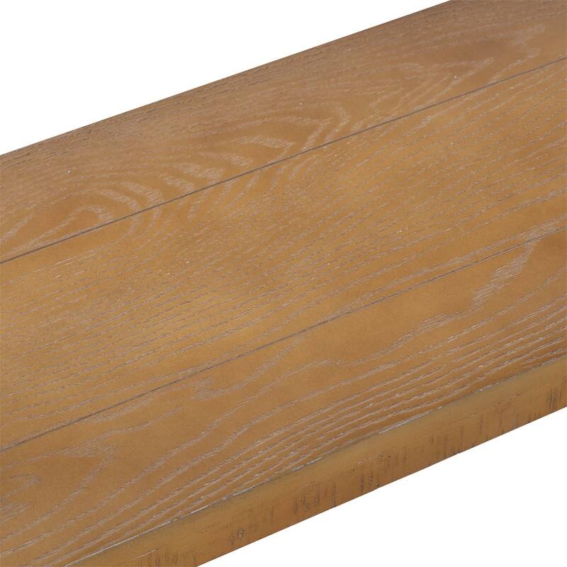 Minimalist Console Table with Bottom Shelf and 4 Legs, Long Entryway Table Sofa Table for Entryway, Hallway, Living Room