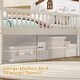 preview thumbnail 7 of 12, Twin Size Platform Bed with 4 Drawers, Guardrail Headboard and Ladder