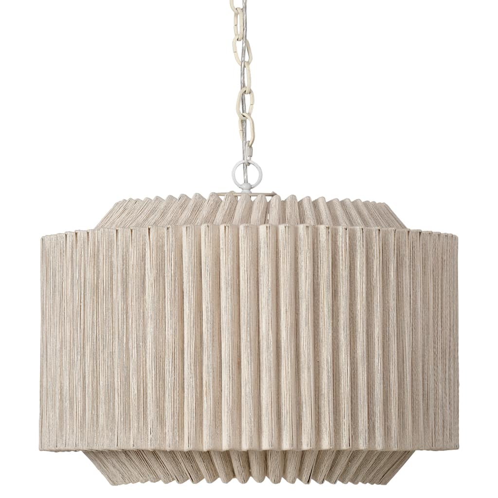 Jamie Young Theory Jute 4-Light Chandelier
