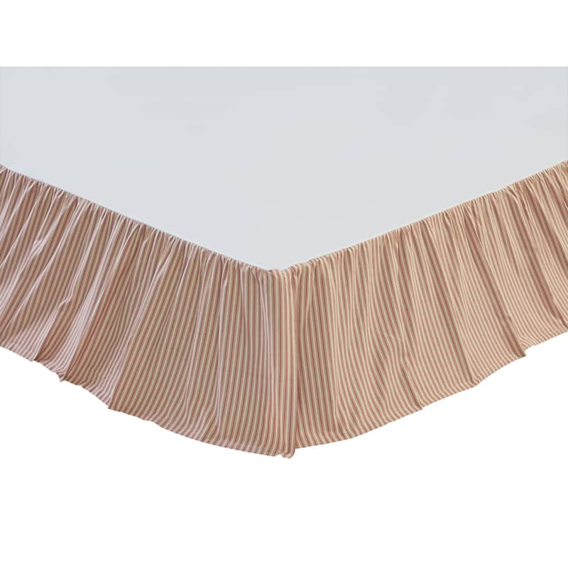 Ozark Ticking Stripe Bed Skirt