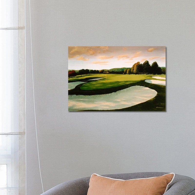 iCanvas "Golf Course 8" by William Vanderdasson Canvas Print - 18x26x1.5