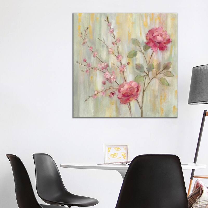 iCanvas "Contemporary Chinoiserie" by Silvia Vassileva Canvas Print - 37x37x1.5