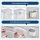 preview thumbnail 25 of 40, 1.9 Gal/2.4 Gal Kitchen Compost Bin, Small Hanging Trash Can with Stainless Steel Lid
