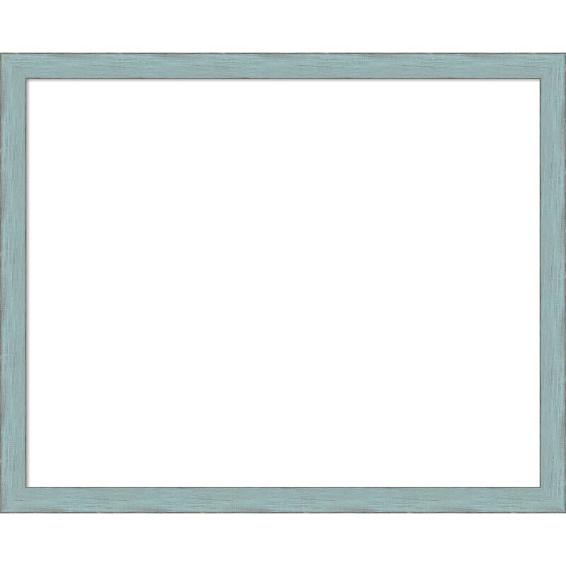 Amanti Art Sky Blue Rustic Framed Dry Erase Magnetic Board
