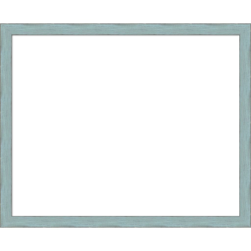 Amanti Art Sky Blue Rustic Framed Dry Erase Magnetic Board