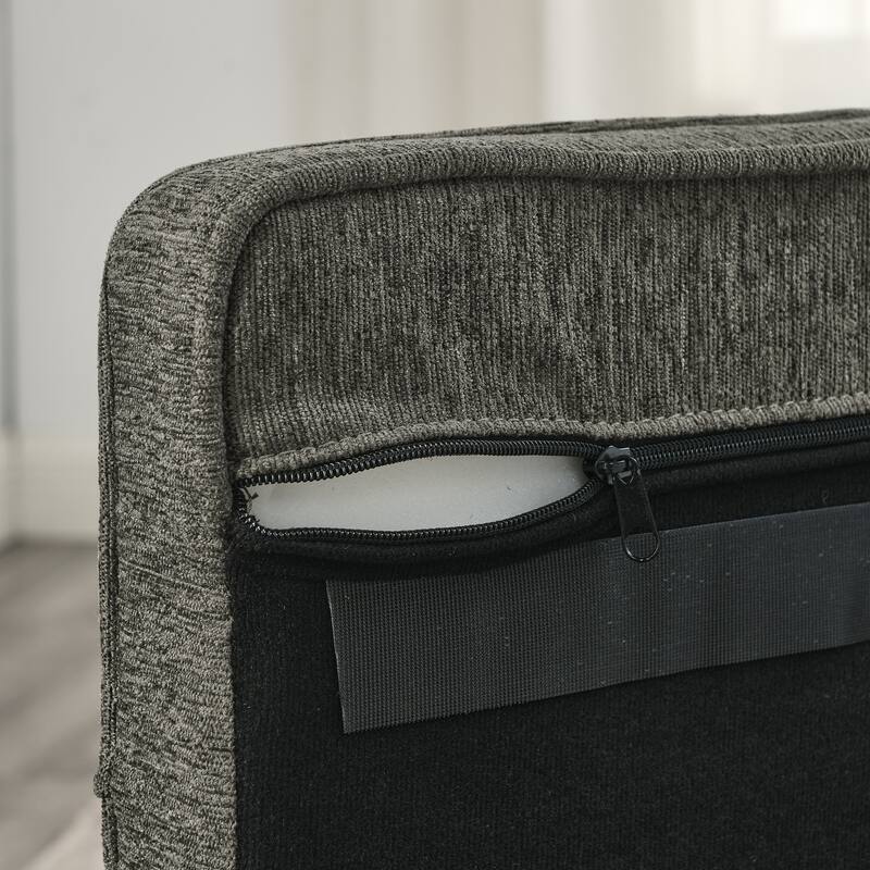 Roomfitters Elegant Rectangle Pet Sofa Bed for Small and Medium Dogs, Elevated Dog Couch with Cushions, Durable Dog Bed