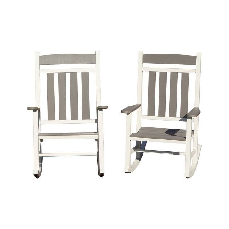 Domi Outdoor Rocking Chair Set – High Back, Weather-Resistant Porch Rockers for Patio