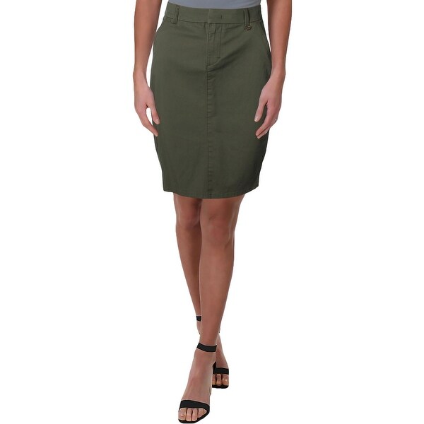 Donna Karan Womens Cargo Skirt Pencil Daytime
