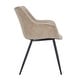 preview thumbnail 11 of 85, Markley Modern Leather Upholstered Dining Side Chairs with Black Iron Legs Accent Armchair for Home Kitchen Set of 4