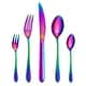 preview thumbnail 54 of 71, vancasso 18/10 Stainless Steel Silverware Set, Flatware Set for 6/12 30-Piece - Rainbow