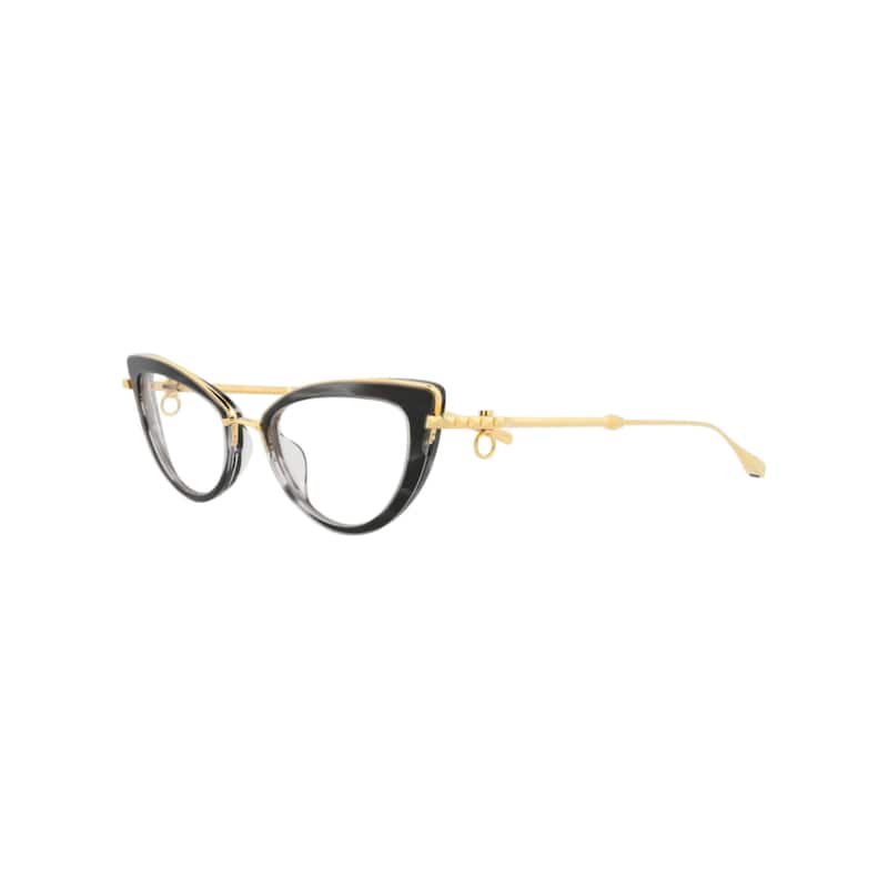 Valentino Cat Eye-Frame Titanium/Acetate Optical Frames