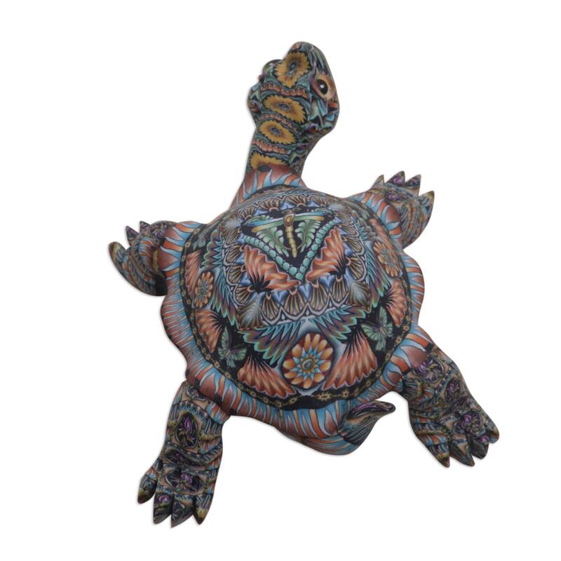 Novica Handmade Decorative Tortoise Polymer Clay Sculpture (3 Inch)