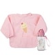 preview thumbnail 6 of 6, Saro Long Sleeve Waterproof Smock Bib & Kids Water Bottle Set Ice Cream