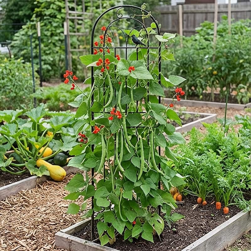 71 in Garden Tall Plant Trellis for Climbing Plants