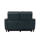 preview thumbnail 14 of 20, Abbyson Ludovic Leather Power Reclining Loveseat with Power Headrest