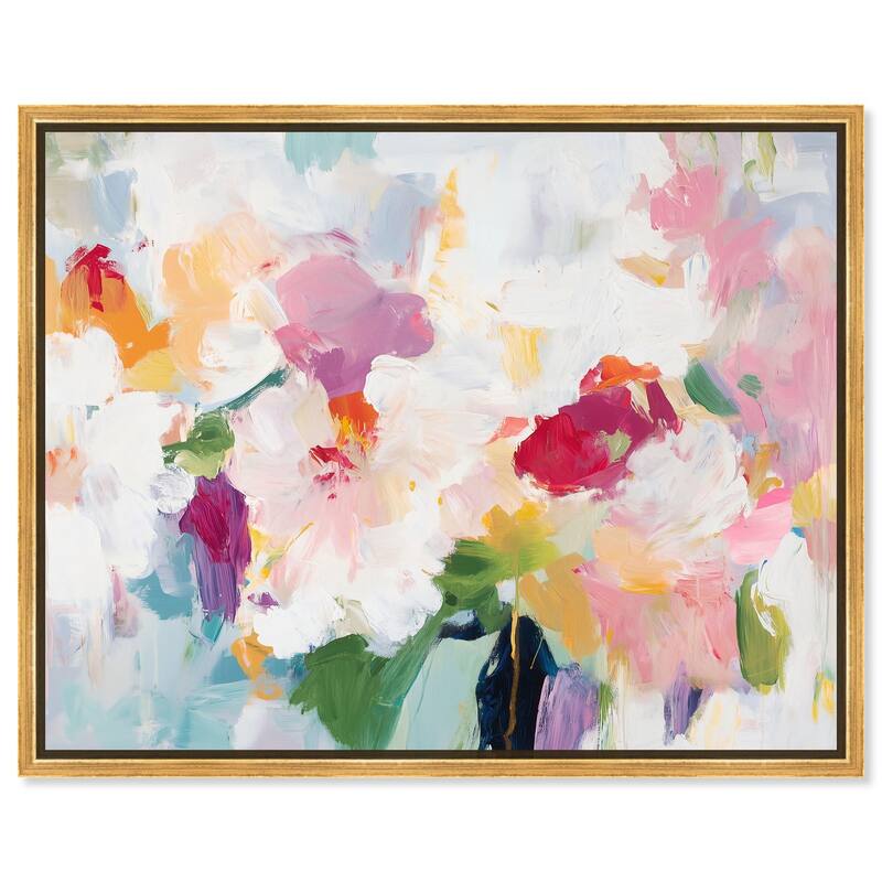 Bold Brushstroke I Canvas by Art Remedy - Gold - 20" x 16"