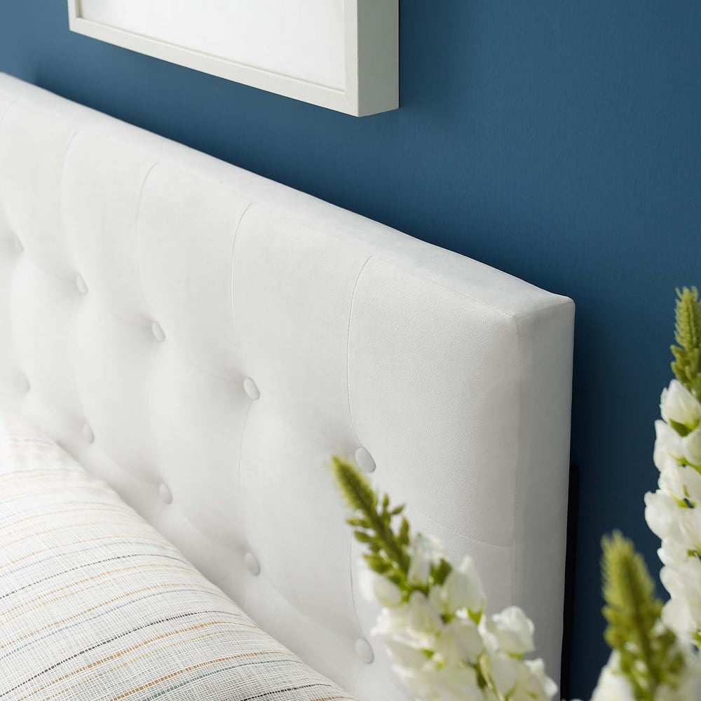 Emily Twin Tufted Performance Velvet Headboard