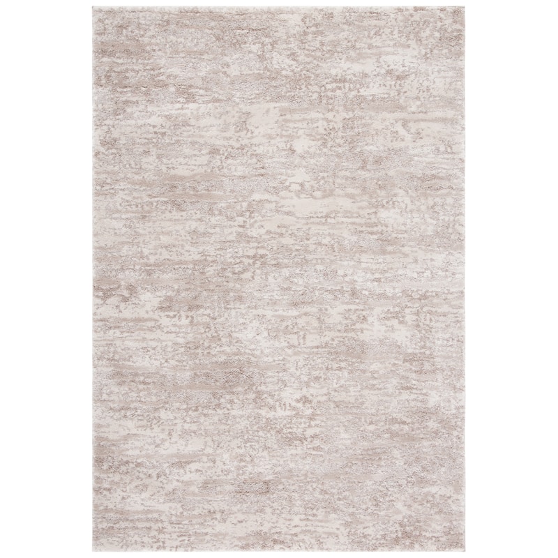 SAFAVIEH Century Iida Modern Abstract Rug - 6'7" Square - Ivory/Beige - Square