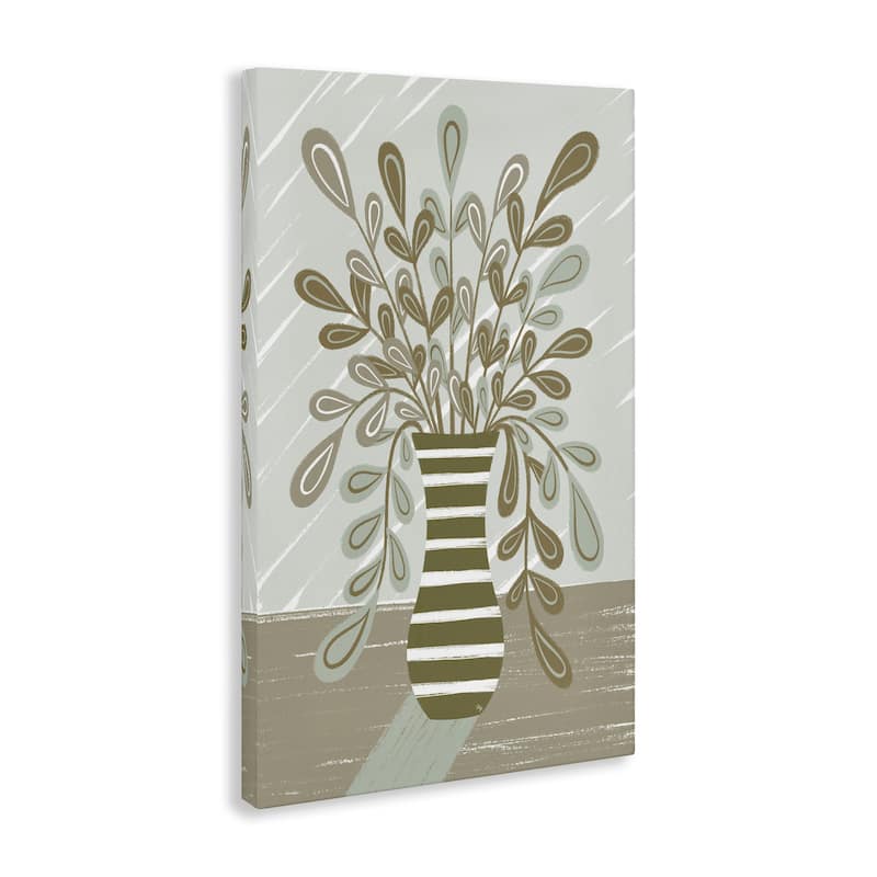 Stupell Muted Minimal Foliage Bouquet Canvas Wall Art Design By Martina Pavlova