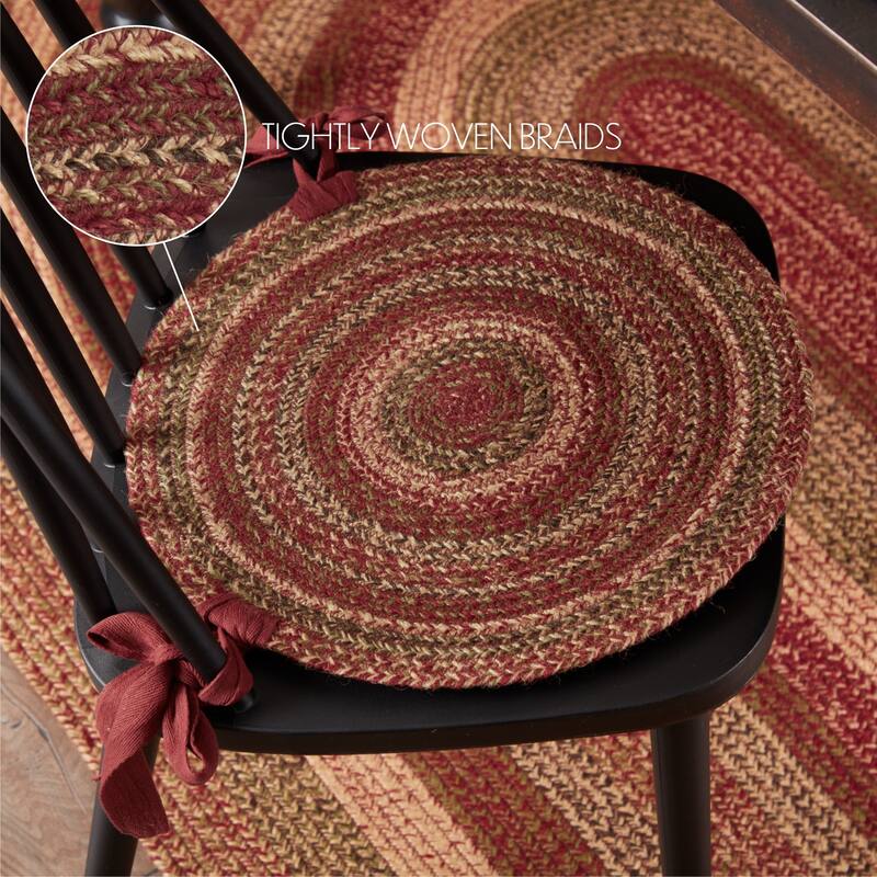 Cider Mill Jute Chair Pad Set of 6