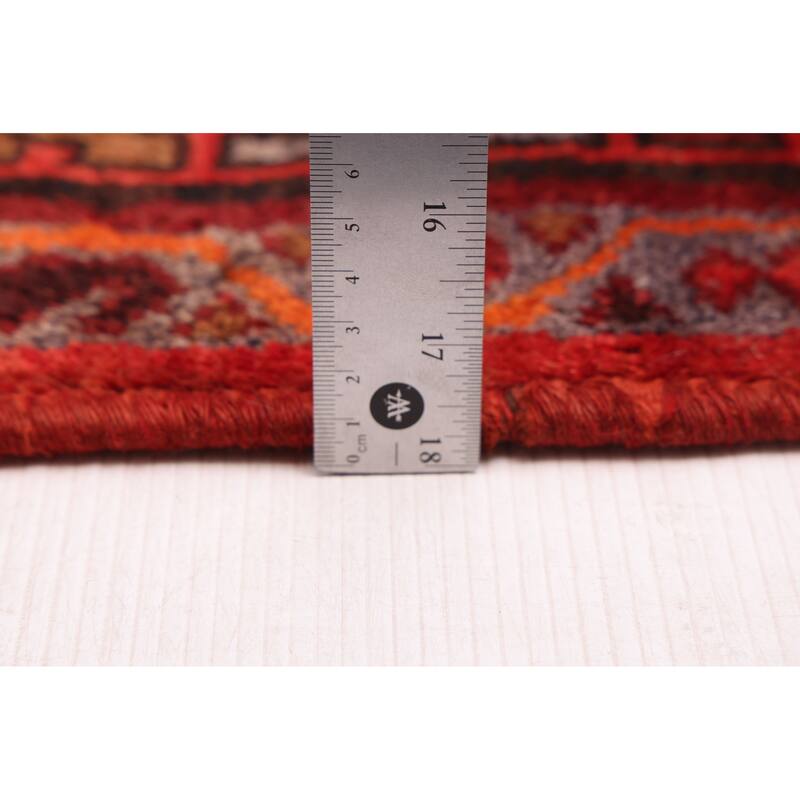 ECARPETGALLERY Hand-knotted Konya Anatolian Dark Red Wool Rug - 3'5 x 10'2