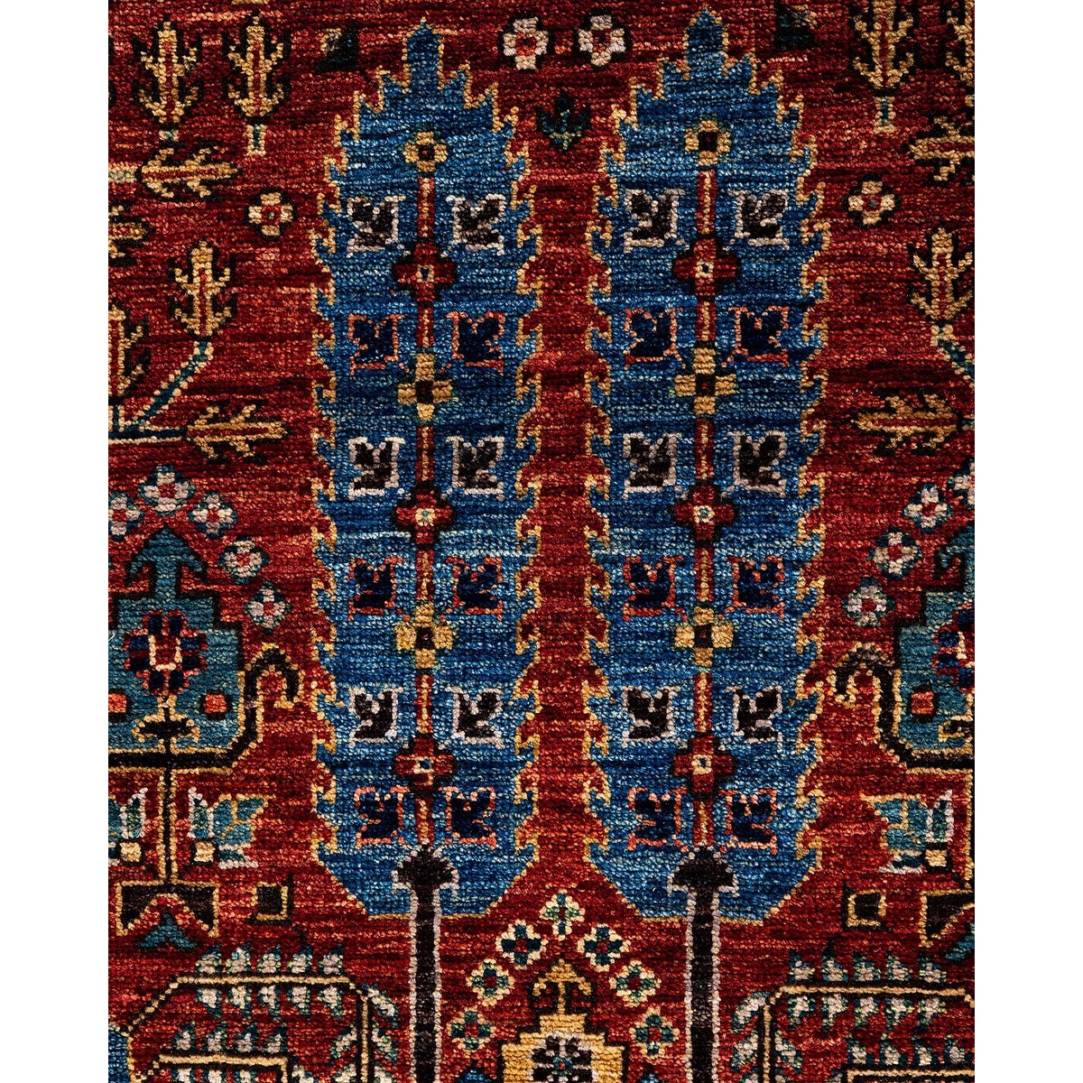 Serapi One-of-a-Kind Hand-Knotted Runner Rug - Red, 2' 8" x 9' 9" - 2' 8" x 9' 9"