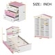 preview thumbnail 25 of 28, Twin Size Bedroom Sets House-Shaped Wooden Bed with Storage Drawers