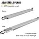 VEVOR Aluminum 6-9ft Scaffolding Telescoping Plank Work Plank 440lbs 12 ...